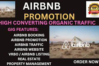 do airbnb promotion, airbnb marketing, airbnb listing and vrbo for booking