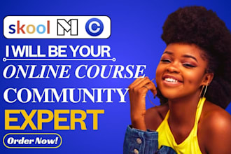 setup skool online course community mighty network circle so kajabi community