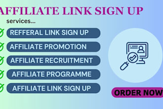 affiliate link promotion affiliate link sign up affiliate link recruitment