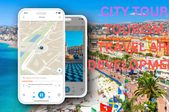 develop city tour, travel app, tourism app, appointment, holiday planning app