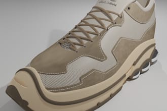 create 3d models for footwear design and prototyping