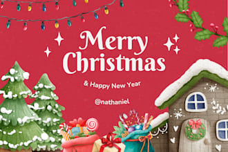 design custom greeting cards for christmas, birthdays, holidays, invitations