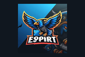 create a stunning bird flying mascot logo for your business