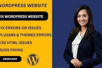 fix wordpress bug website  bug fix wordpress website fix woocommerce bug