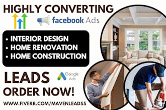 generate home decor improvement construction  renovation interior design leads