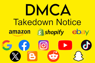 takedown harassing defamatory content to tt,reddit,google by dmca