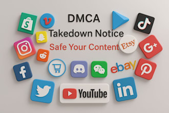 takedown harassing defamatory content to tt,reddit,google by dmca