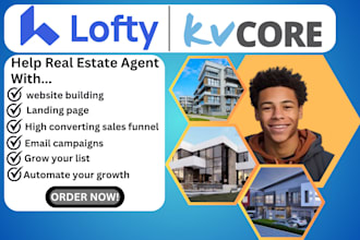 build kvcore website, kvcore CRM, lofty website, CRM for real estate businesses