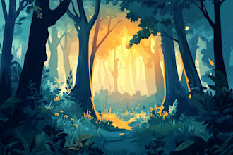 create a environment concept art and background