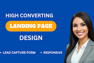 design a wordpress one page website, landing page or sales page