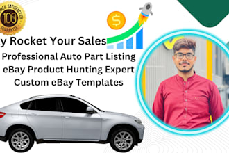 do ebay auto parts product listings store SEO as virtual assistance