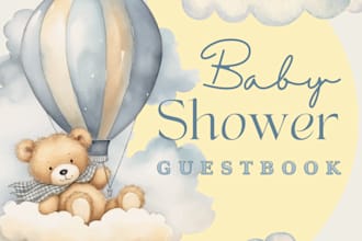 do personalized guest books for baby showers, weddings, etc