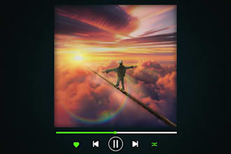 design your album or music cover for spotify and apple music