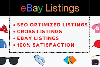 do ebay product listing, SEO ebay listing, ebay lister