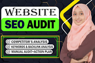 provide website  SEO audit report or competitor analysis and action plan