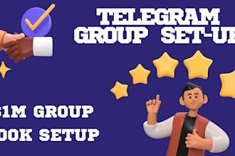 build a web3 ai chatbot to keep telegram group active, crypto telegram promotion