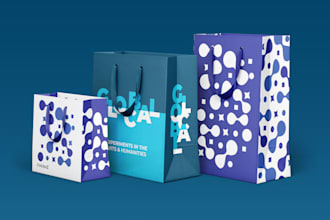 do business shopping bag tote bag and paper bag design