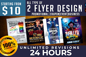 custom flyer design for unique credit repair, clubs, tax and real estate