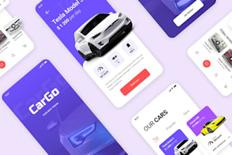 build car marketplace app, car rental app, dealership app, car auction app