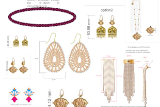 design custom jewelry collections, stl files, and 3d renders