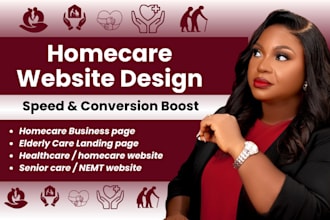 homecare website healthcare website senior care, nemt website home care website