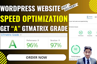 do wordpress website google pagespeed insights and gtmatrix optimization