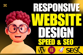 do website design or redesign wordpress or wordpress website or squeeze page