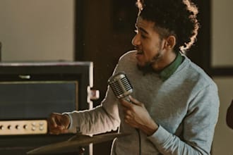 be your male singer for christian country pop, rock song as a singer songwriter