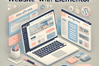 teach you how to make a wordpress website using elementor