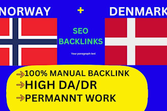 do norway denmark dofollow DR backlinks danish norwegian seo no dk linkbuilding