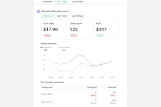 manage and promote converting shopify store, store sales, ecommerce website
