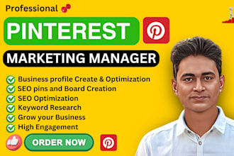 do create seo pins and boards as a pinterest marketing manager