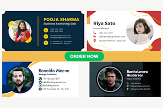 design custom clickable html email signature for gmail, outlook