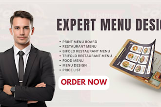 digital menu board animated menu TV screen or menu board for restaurant