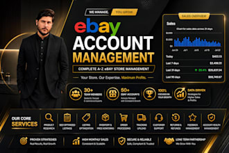 be your ebay store manager for complete a to z management