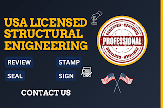review stamp as licensed civil and structural engineer in florida and arizona