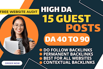 do 15 guest post backlinks on dofollow guest post sites