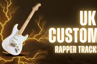 write produce UK custom rapper tracks with UK style unique grime rap beats song