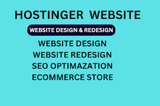 hostinger website design wordpress website on godaddy, bluehost woocommerce