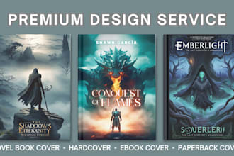 do modern book cover design, paperback, 3d mock up, amazon kdp, lulu, book video