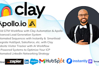be GTM clay, apollo, hubspot and marketing automation expert