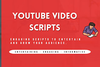 write engaging and informative scripts for your yt videos