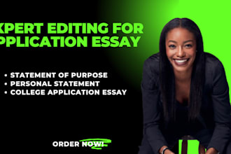 proofread and polish your personal statement and statement of purpose