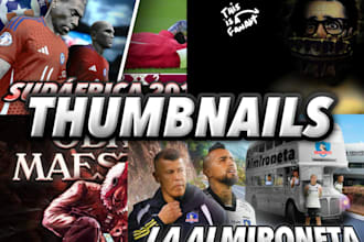 design an amazing youtube thumbnail in 12 hours