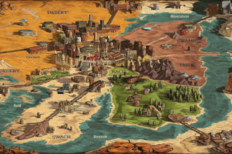 draw fantasy map, map illustration ,fantasy city map dnd and battle map