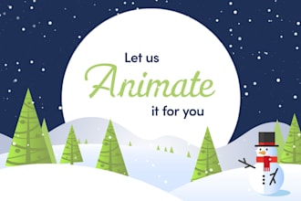 make awesome 300 christmas video animations in 4hrs