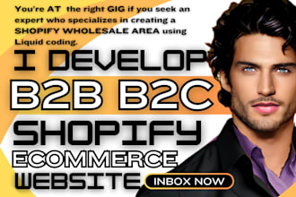 design a profitable shopify b2b wholesale website that generate b2b sales