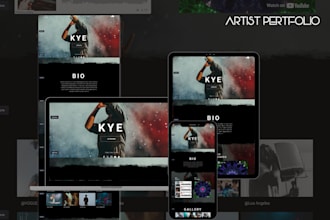 design personal portfolio website business website design