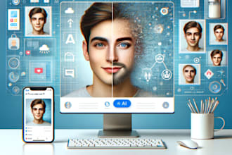 develop custom ai face swapping, ai image generator website and app