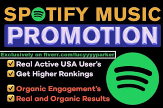 run official spotify promotion ads and trigger the algorithm